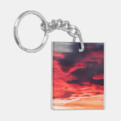 猫の波 キーホルダー (正面左)