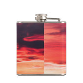 猫の波 フラスク (裏面)