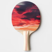 猫の波 卓球ラケット (正面)