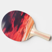 猫の波 卓球ラケット (横)