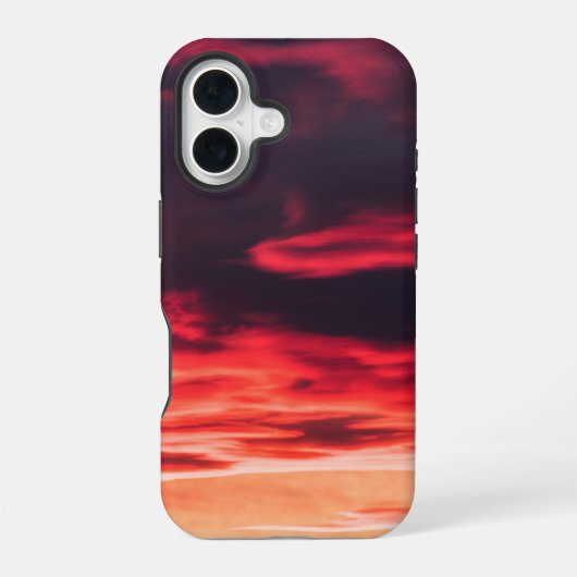 猫の波 iPhone 16ケース (裏面)