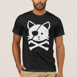 猫の海賊Tシャツ Tシャツ