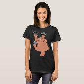 猫の爪が面白い Tシャツ (正面フル)