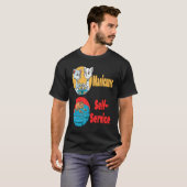 猫の爪切り ネコのためのマニキュア 猫の飼い主 Tシャツ (正面フル)