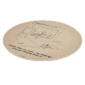 猫の爪研ぎ家具 カッティングボード (角)