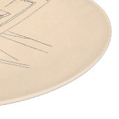 猫の爪研ぎ家具 カッティングボード (角)