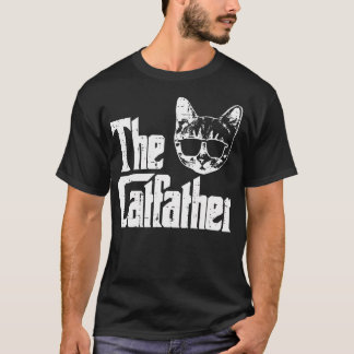 猫の父親おもしろいのパパ父の日の映画パン Tシャツ