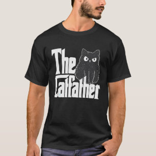 猫の父 猫教父 クレイジー 悪い猫 父 キティ D Tシャツ