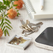 猫の牛乳 キーホルダー (側面)