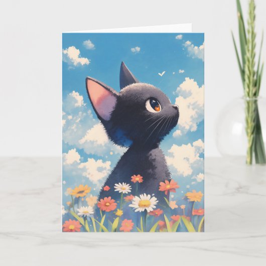 猫の牧場のミステリー カード (正面)