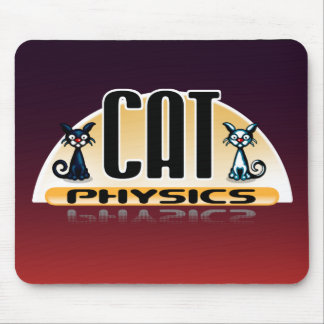 猫の物理学のマウスパッド マウスパッド