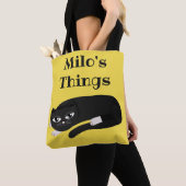 猫の物 トートバッグ (クローズアップ)
