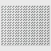 猫の犬の動物の模様を手でプリント ラッピングペーパー (フラット)