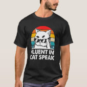猫の猫の子話猫のユーモア猫のママ2 Tシャツ (正面)