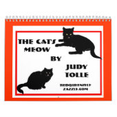 猫の猫の鳴き声のカレンダー カレンダー (カバー)