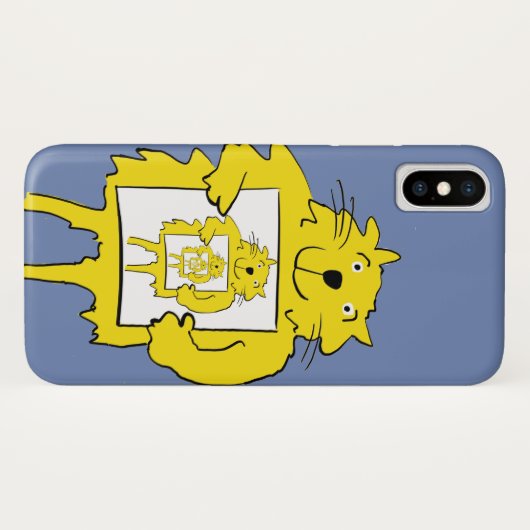 猫の猫保持写真猫の猫保持写真 Case-Mate iPhoneケース (裏面(横))