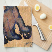 猫の猫itude猫の芸術のCatnessの態度 キッチンタオル (四つ折り)