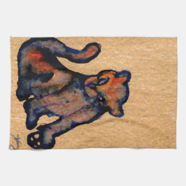 猫の猫itude猫の芸術のCatnessの態度 キッチンタオル