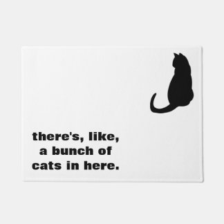 猫の玄関マット ドアマット