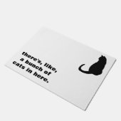 猫の玄関マット ドアマット (アングル)