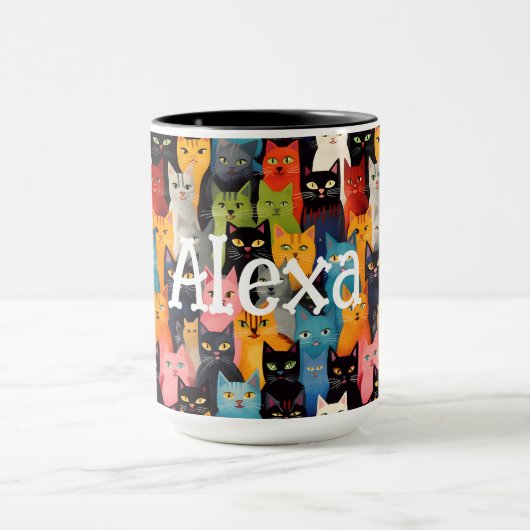 猫の生意気 マグカップ (中央)