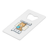 猫の生活は完璧 クレジットカード栓抜き (裏面アングル)