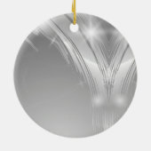 猫の生涯タイムライン写真メモリーアート セラミックオーナメント (裏面)