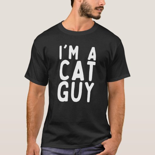 猫の男の子猫 Tシャツ (正面)