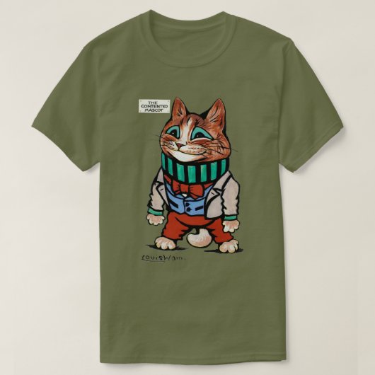 猫の男の子、ルイWain Tシャツ (デザイン正面)
