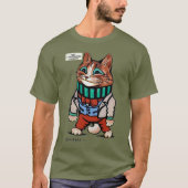 猫の男の子、ルイWain Tシャツ (正面)