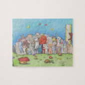 猫の町 ジグソーパズル (横)