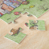 猫の町 ジグソーパズル (側面)