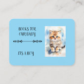猫の画像同梱カード なんてこった エンクロージャーカード (裏面)