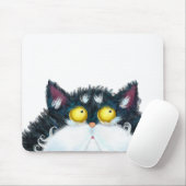 猫の目が見える マウスパッド (マウス)