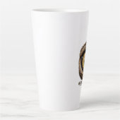 猫の目は嘘をつかない カフェラテマグ (正面)