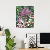 猫の目を燃やす ポスター (ホームオフィス)