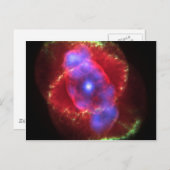 猫の目星雲が輝く ポストカード (正面/裏面)