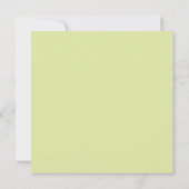 猫の目的から来たグリーンハッピーパパの日 カード (裏面)