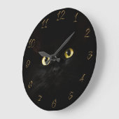 猫の目 ラージ壁時計 (傾斜)