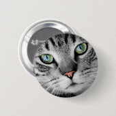 猫の目 缶バッジ (正面&裏面)
