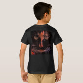 猫の目 Tシャツ (裏面フル)