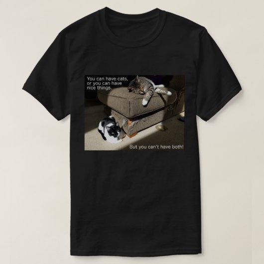 猫の真実Tシャツ Tシャツ (デザイン正面)