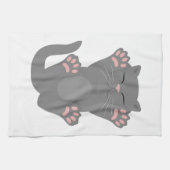 猫の眠り キッチンタオル (横)