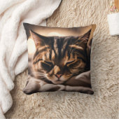 猫の眠り クッション (ブランケット)