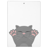 猫の眠り クリップボード (裏面)
