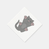 猫の眠り スタンダードカクテルナプキン (角)