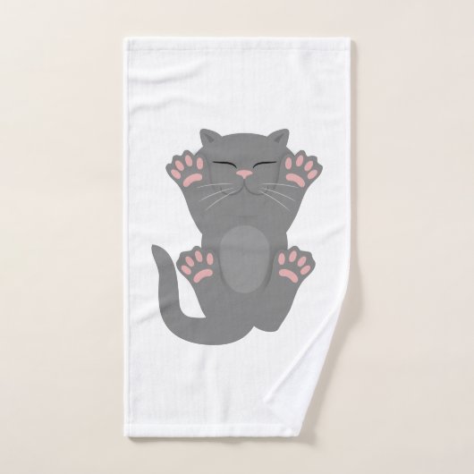 猫の眠り ハンドタオル (ハンドタオル)