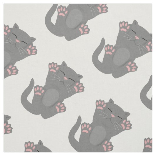 猫の眠り ファブリック (見本)