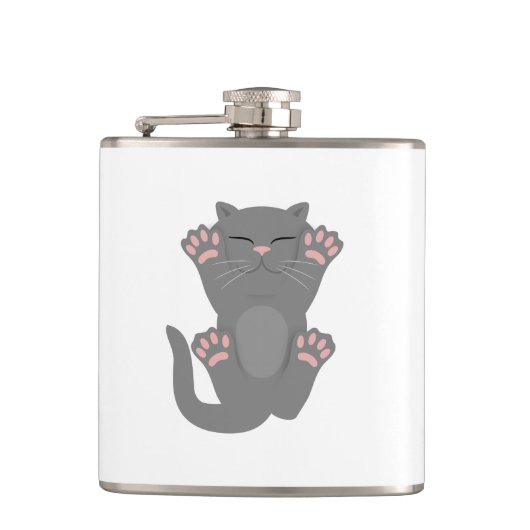 猫の眠り フラスク (正面)