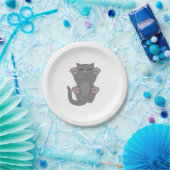 猫の眠り ペーパープレート (パーティー)